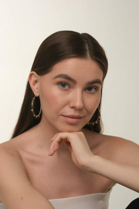 Серьги «Анти» 5 см