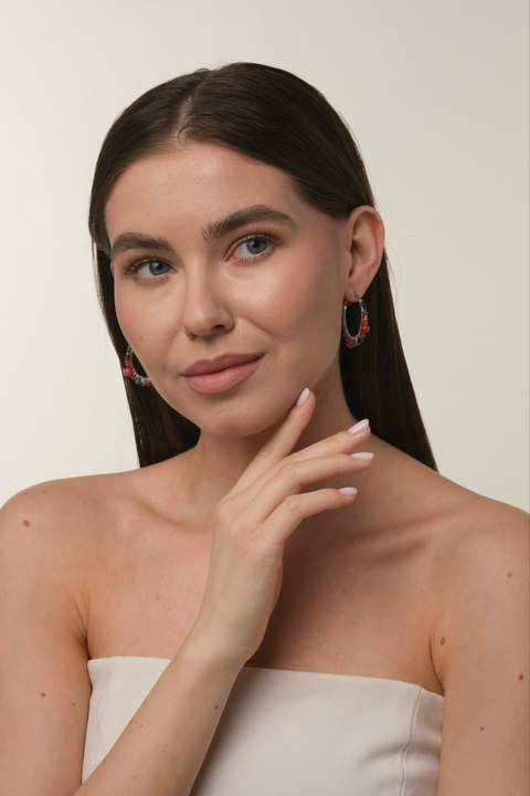 Серьги «Кора» 3 см