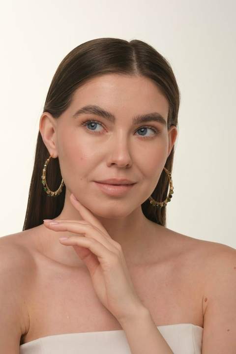 Серьги «Хари» 5 см